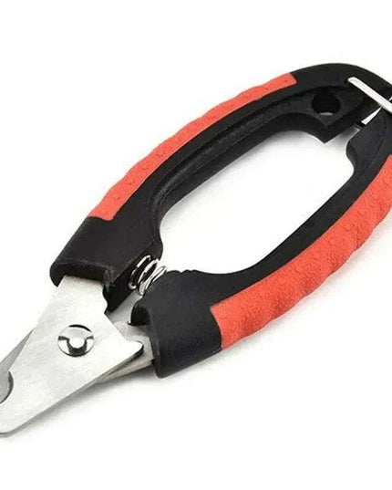 Professional Ergonomic Nail Clippers for Dogs and Cats - Stainless Steel Grooming Scissors and Trimmers
