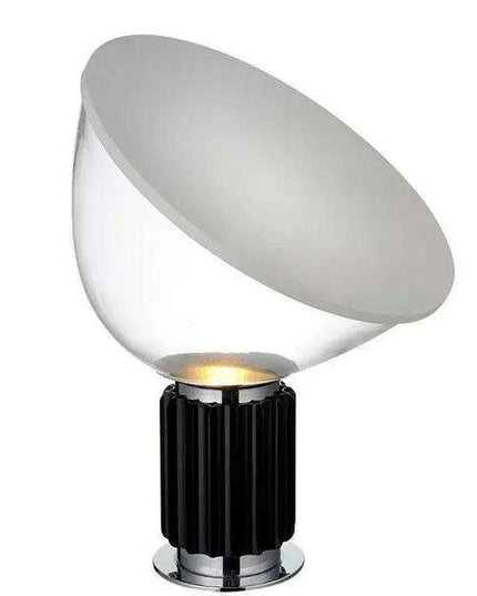 Radiant Elegance: Italian Designer Glass Table Lamp for Stylish Interiors