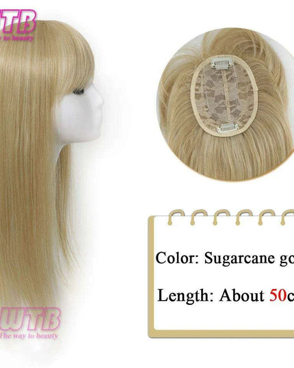 Bangs & Volume: Clip-In Hair Topper for Instant Transformation