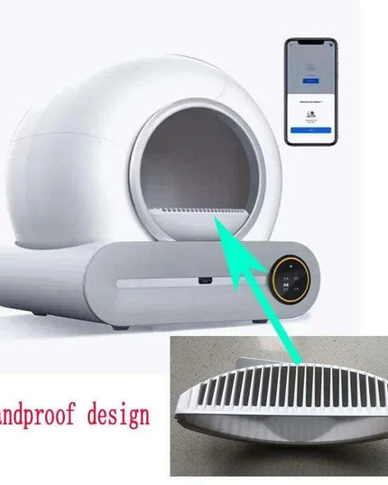 Intelligent App-Controlled Cat Litter Box with Advanced Odor Control