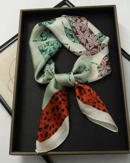 Chic Toddler Elegance: Luxurious 70x70cm Silk Scarf for Ages 6 Months to 4 Years