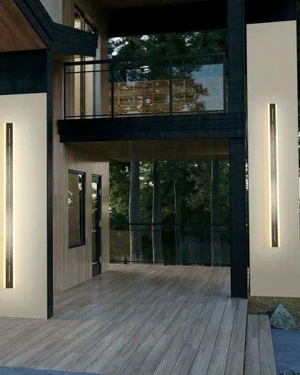 Modern Black LED Nordic Wall Sconce with Remote for Indoor and Outdoor Ambiance