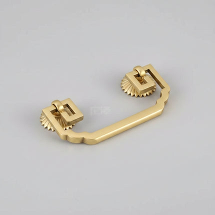 Solid Brass Cabinet Pull — Minimalist Handle for Wardrobes, Kitchens & Wine Cabinets