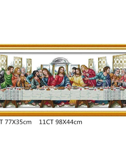 The Last Supper Cross Stitch Craft Kit - Inspiring DIY Home Art Project
