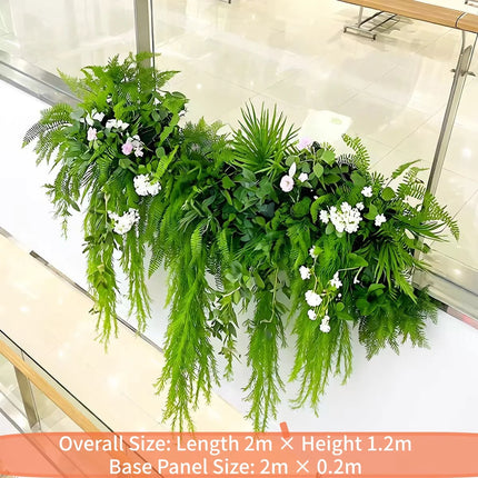 Artificial Green Plant Wall Hanging Decor, Simulation Plant Vine Water