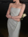 Stylish Spaghetti Strap Midi Dress for Women - Chic Evening Wear for Celebrations and Events