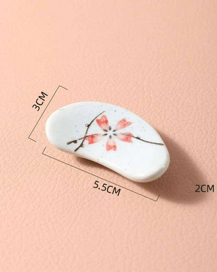 Chic Japanese Ceramic Chopstick Rest - Enhance Your Dining Experience