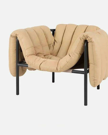 Alien Luxe PU Leather Nordic Lounge Chair: Exquisite Comfort Armchair