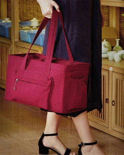 Travel-Friendly Kung Fu Tea Set Tote for On-the-Go Tea Enthusiasts
