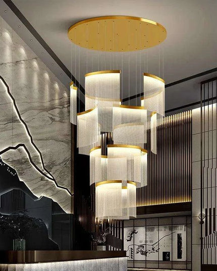 Customizable Nordic Remote-Controlled Chandelier with Adjustable Height