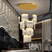 Nordic Elegance Adjustable Chandelier with Remote Control and Height Customization
