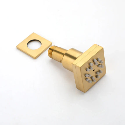 Adjustable Brass Bathroom Sprayer Jet Shower - Dual Function,