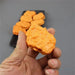 Set of 6 Realistic Artificial Fried Chicken Nuggets for Food Styling and Photography