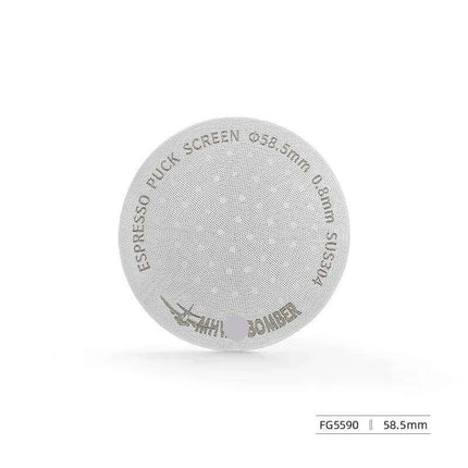 Stainless Steel Double-Layer Espresso Puck Screen for Optimal Coffee Extraction - Compatible with 51/53/58.5mm Portafilters