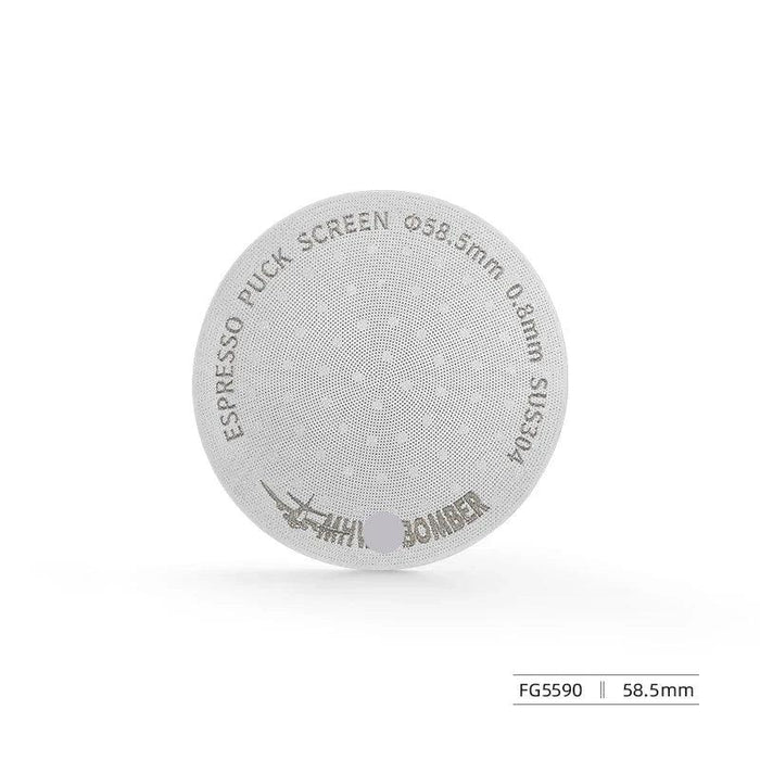 Stainless Steel Double-Layer Espresso Puck Screen for Optimal Coffee Extraction - Compatible with 51/53/58.5mm Portafilters