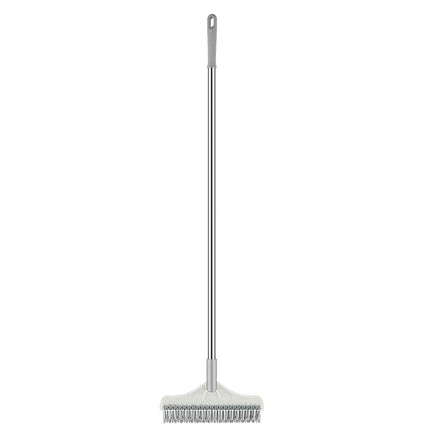 Versatile 3-in-1 V-Shaped Floor Scrub Brush with Adjustable Telescopic Handle for Superior Cleaning Performance