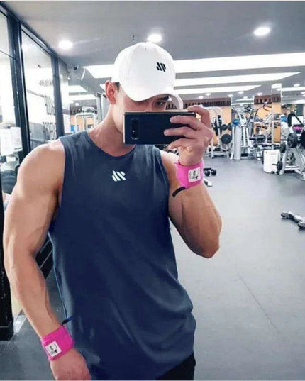 Men's Summer Tactical Mesh Sleeveless Training Vest - Breathable Gym Sports T-shirt for Running and Muscle Workouts