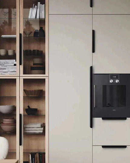 Sophisticated Black and Gold Aluminum Alloy Cabinet Handle Collection