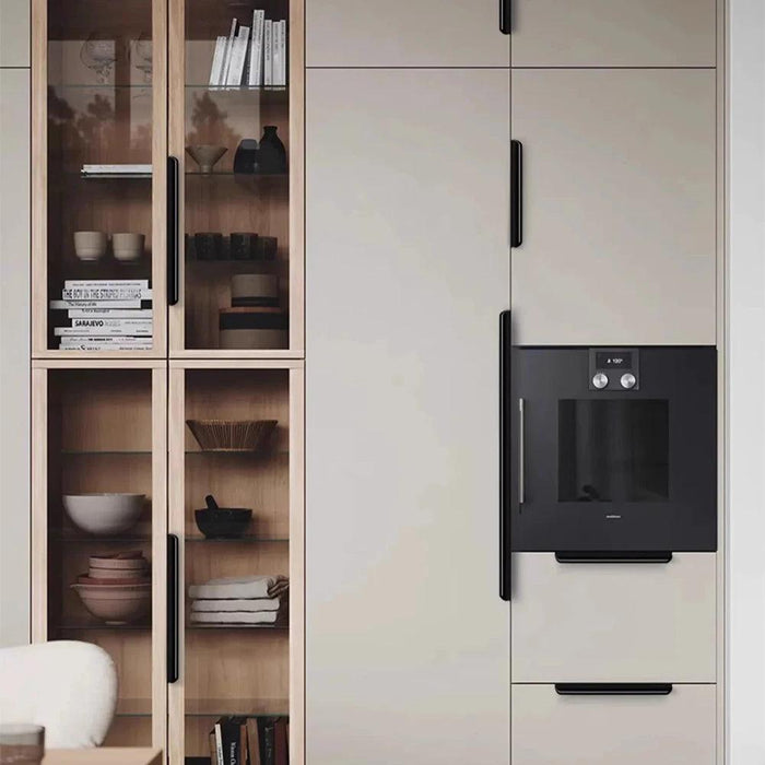 Sophisticated Black and Gold Aluminum Alloy Cabinet Handle Collection
