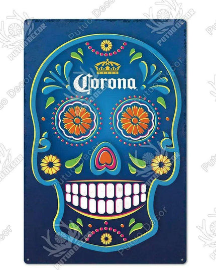 Retro Beer Sign Metal Wall Decor - Timeless Home Bar and Garage Accent