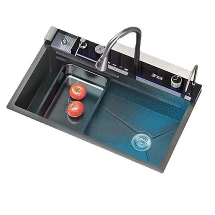 Sustainable Elegance: 304 Stainless Steel Waterfall Faucet for Modern Kitchens