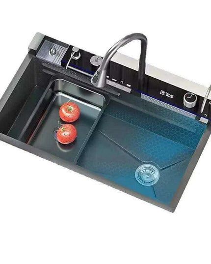 Sustainable Elegance: 304 Stainless Steel Waterfall Faucet for Modern Kitchens