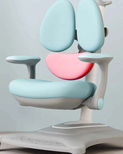 Rotating Office Chair with Adjustable Backrest, Handrails, and Rollers