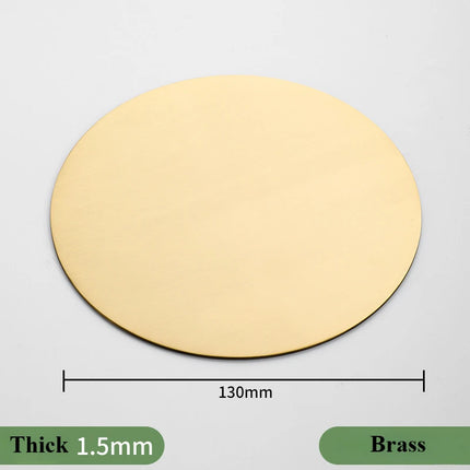 Brass Decorative Furniture Inlay Sheet — Hollow Carved Golden Panel, Sold as 1 or 2 Pieces