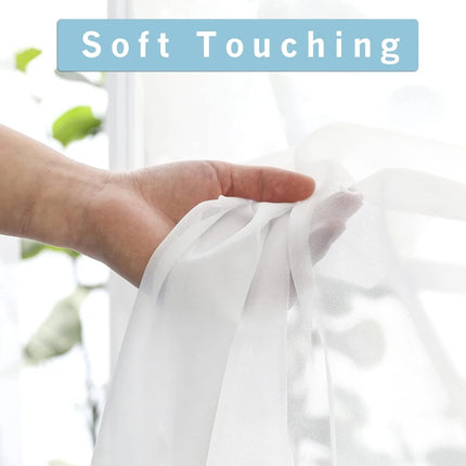 S Fold Wavy Curtains White Tulle Chiffon Sheer Curtains for Living Room Bedroom Dining Voile Custom Size High Quality Decoration s-fold-wavy-curtains-white-tulle-chiffon-sheer-curtains-for-living-room-bedroom-dining-voile-custom-size-high-quality-decoration