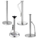 Sleek Stainless Steel Paper Towel Holder with Versatile Mounting Options