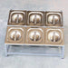 Milk Tea Shop Organizational Marvel: Multi-Grid Portion Basin Rack for Streamlined Efficiency