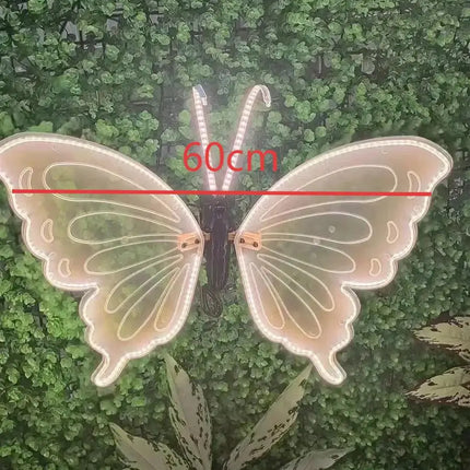 My Name LED Outdoor Decorative Butterfly - Vibrating Wings, 2/4 Pcs