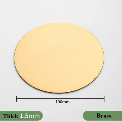 Brass Decorative Furniture Inlay Sheet — Hollow Carved Golden Panel, Sold as 1 or 2 Pieces