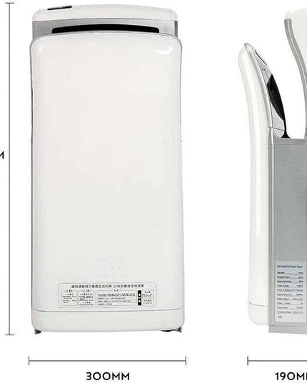 Rapid-Dry 1800W HEPA Commercial Jet Hand Dryer - Ultra-Fast Drying Solution for Restrooms
