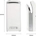 Rapid-Dry 1800W HEPA Commercial Jet Hand Dryer - Ultra-Fast Drying Solution for Restrooms