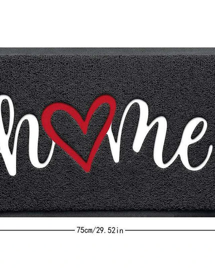 Charming PVC Welcome Mat - Elegant Design for Indoor and Outdoor Spaces