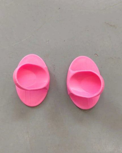 Charming Tiny Bow-Designed Heat-Resistant Silicone Oven Mitts - Set of 2 Mini Pot Holders for Safe Cooking