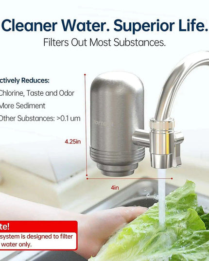 RapidFlow Pro Stainless Steel Water Purification System with Enhanced Filtration Technology
