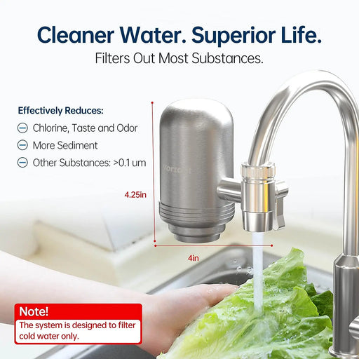 Premium Stainless Steel Water Filtration System for Rapid Clean Water Dispensing