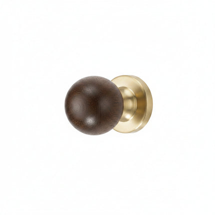 Classic Elegant Brass and Wooden Cabinet Wardrobe Door Handle Ancient