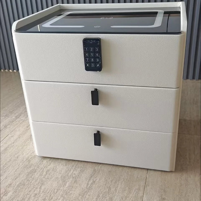 SZTongSheng Smart Nightstand: Wireless Charger & Touch Control LED Lig