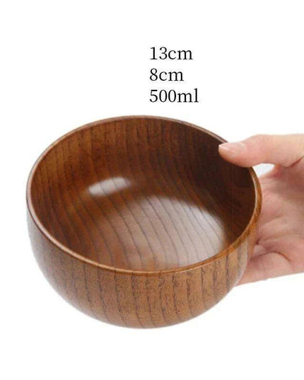 Deluxe Japanese Wooden Dining Set for Kids