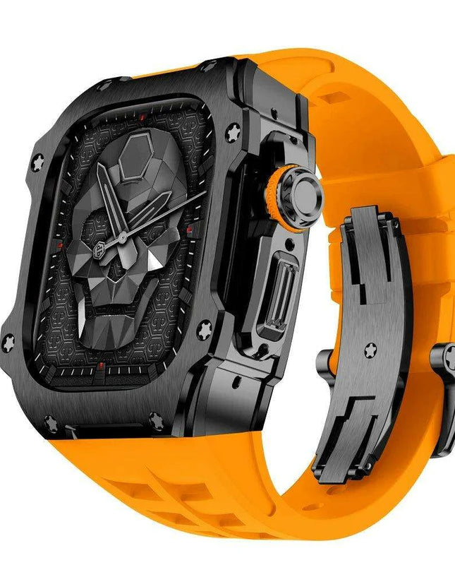 Premium 49mm Stainless Steel Apple Watch Case and Band - Redefine Your Elegance