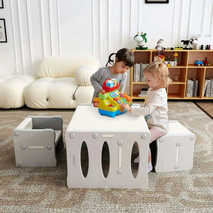 Versatile 3-in-1 Kids Furniture Set: Table & Chair Combo for Growing Children