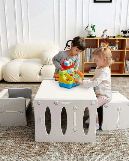 Versatile 3-in-1 Kids Furniture Set: Table & Chair Combo for Growing Children