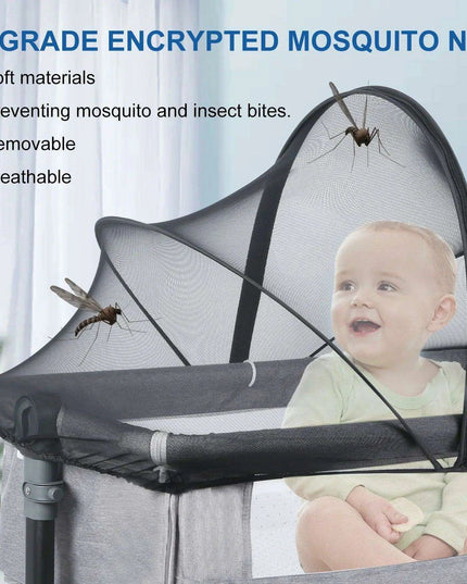 Versatile Mosquito Net for Baby Cribs - Lightweight, Removable, and Breathable Protection for Year-Round Use