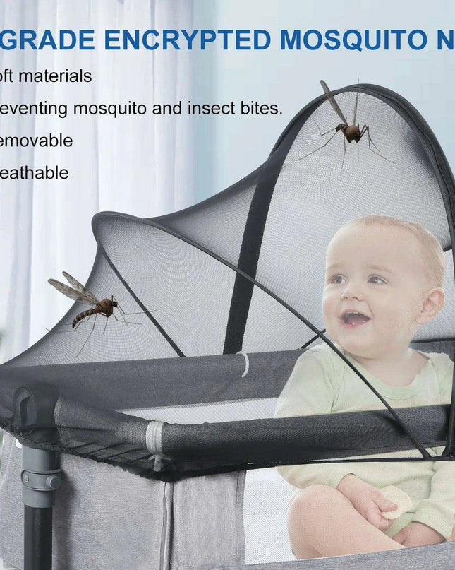 Versatile Mosquito Net for Baby Cribs - Lightweight, Removable, and Breathable Protection for Year-Round Use