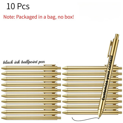 Custom 40pcs Luxury Ballpoint Pen Set with Black Gift Box Retractable Black Ink Laser-Engraved Text, Smooth Writing Pen 10/40pcs custom-40pcs-luxury-ballpoint-pen-set-with-black-gift-box-retractable-black-ink-laser-engraved-text-smooth-writing-pen-10-40pcs