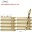 Golden 10Pcs