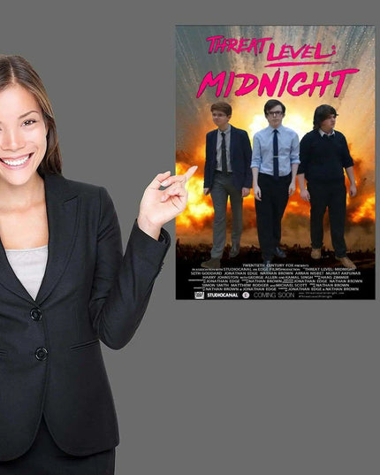 Threat Level Midnight Canvas Artwork - Unique Home Decor for Modern Living Spaces